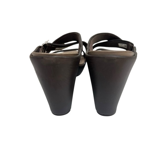 Crocs Cyprus IV Espresso/Mushroom Heels Size 9 NWT Orig Box *Mark - Picture 7 of 13